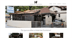 Desktop Screenshot of hoteldasfronteiras.com.br