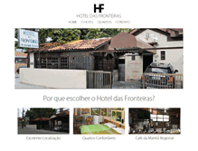 Tablet Screenshot of hoteldasfronteiras.com.br